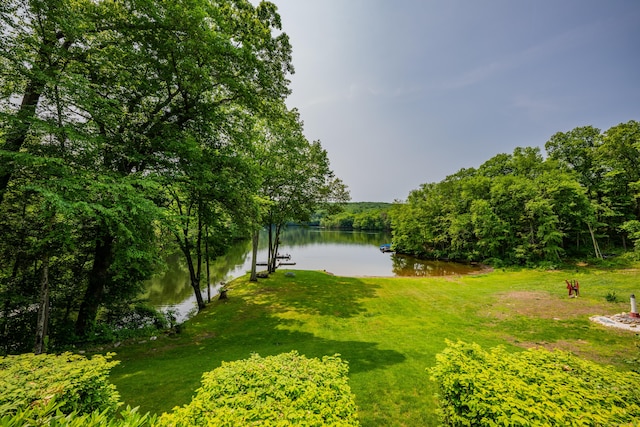 218 Kuhne Rd, Southbury, CT 06488 - water view featuring a boat dock