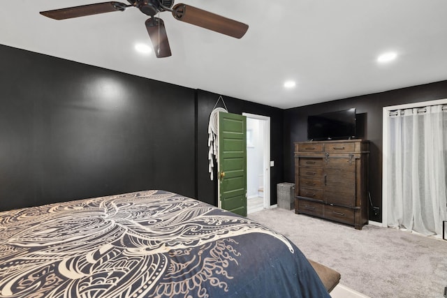 35 Old Acres Rd, East Haddam, CT 06469 - carpeted bedroom with ceiling fan and recessed lighting