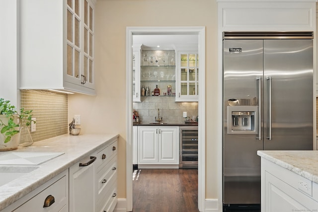 276 Greenley Rd, New Canaan, CT 06840 - storage area featuring beverage cooler and a sink