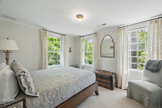 276 Greenley Rd, New Canaan, CT 06840 - carpeted bedroom with crown molding