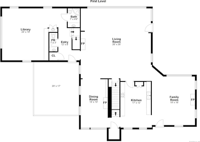 708 Ponus Rdg, New Canaan, CT 06840 - property floor plan