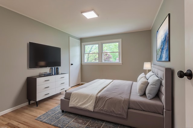 79 Arrowbrook Rd, Windsor, CT 06095 - bedroom with light wood-type flooring, baseboards, and ornamental molding