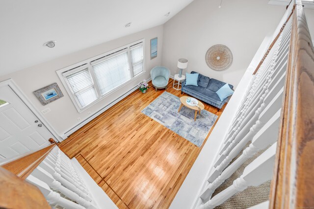 5 Wildmere Ln, Norwalk, CT 06851 - living room with wood finished floors and baseboards