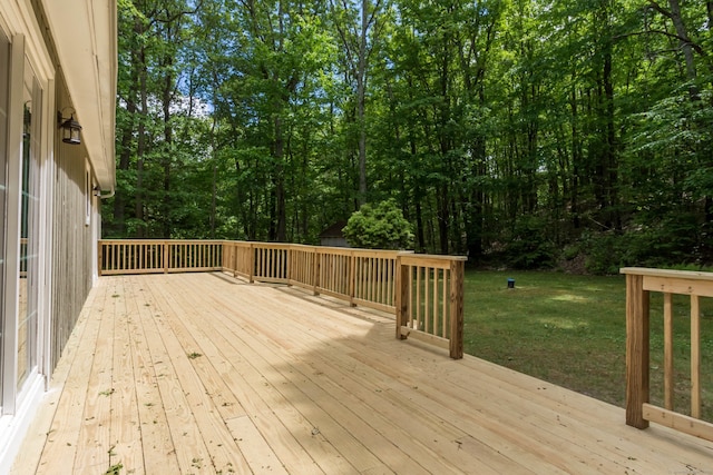4 Leopard Dr, Newtown, CT 06482 - wooden terrace with a yard