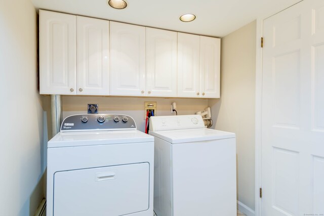 4 Leopard Dr, Newtown, CT 06482 - washroom featuring cabinet space and washing machine and clothes dryer