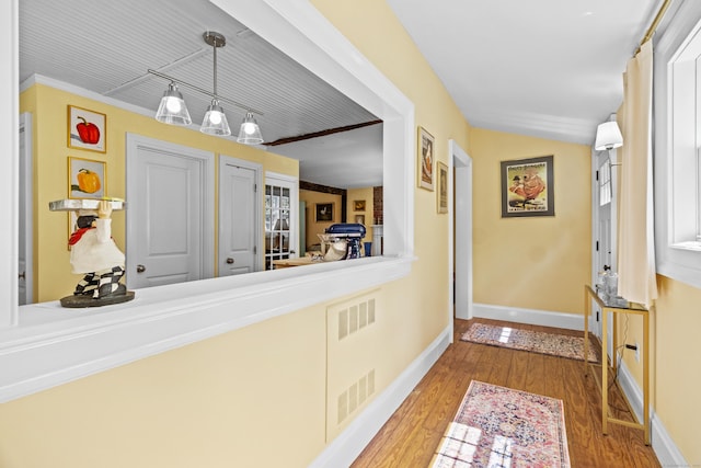 94 Glen Rd, Newtown, CT 06482 - corridor featuring wood finished floors and baseboards