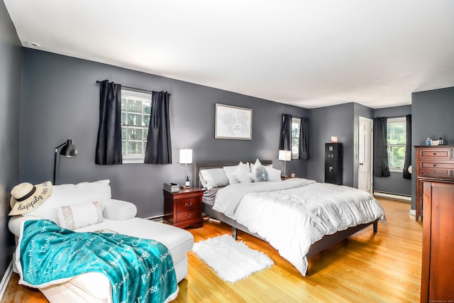 7 Broadview Rd, Brookfield, CT 06804 - bedroom with light wood-type flooring and baseboard heating