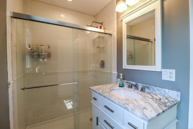 7 Broadview Rd, Brookfield, CT 06804 - bathroom featuring a stall shower and vanity
