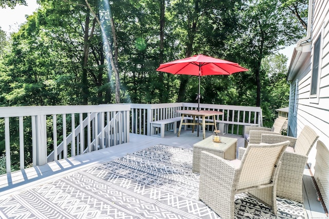 7 Broadview Rd, Brookfield, CT 06804 - wooden deck featuring outdoor dining space