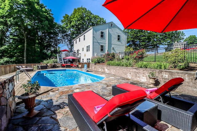 7 Broadview Rd, Brookfield, CT 06804 - view of pool with a patio and a fenced backyard