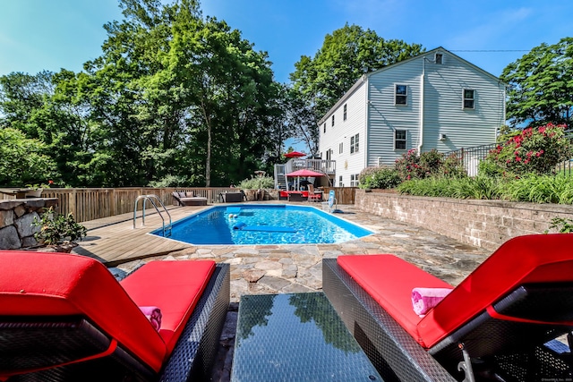 7 Broadview Rd, Brookfield, CT 06804 - view of swimming pool with a deck
