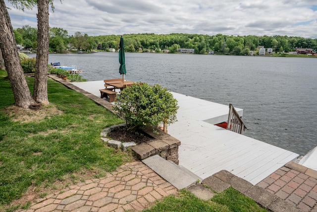 22 Lake Shore Dr, Middlefield, CT 06455 - dock with a water view