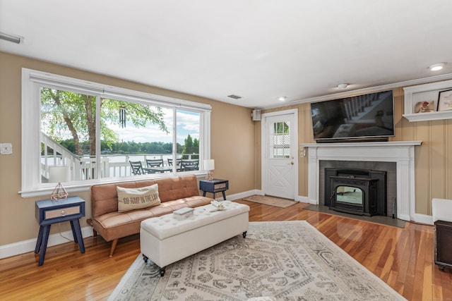 22 Lake Shore Dr, Middlefield, CT 06455 - living area featuring wood finished floors and baseboards