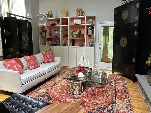 310 Weatherly Trl, Guilford, CT 06437 - living room with light wood-style floors