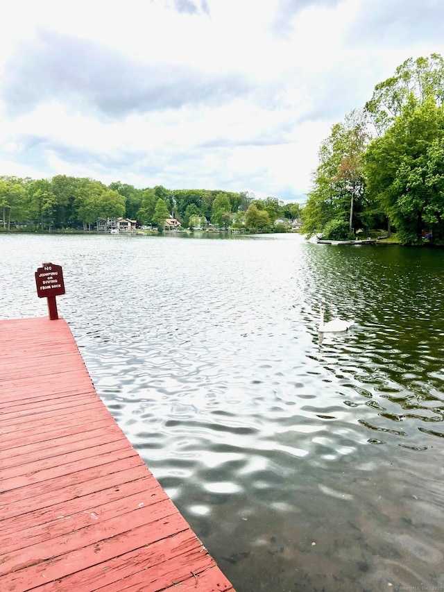 13 Oak St, Wolcott, CT 06716 - dock area with a water view
