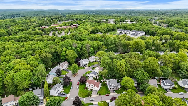 55 Oak Ridge Ln, Milford, CT 06461 - aerial view of a heavily wooded area