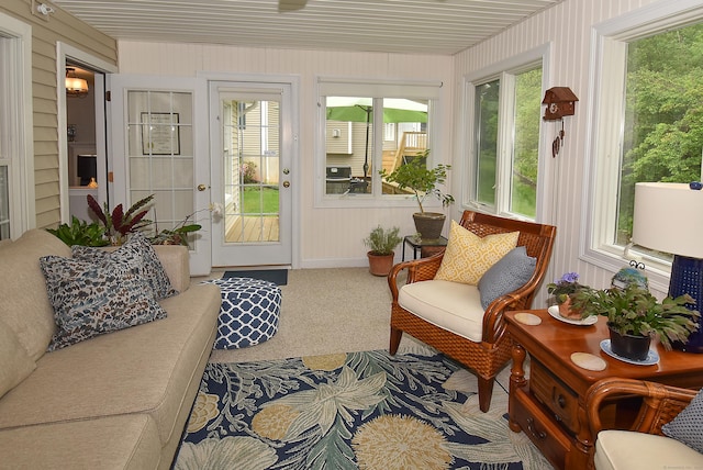 63 Hudson Ln Unit 63, Windsor, CT 06095 - sunroom / solarium featuring carpet floors and plenty of natural light
