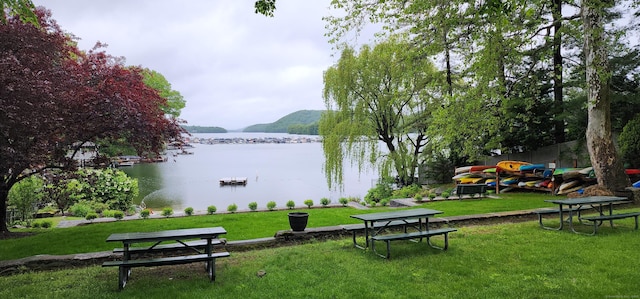 71 Sherry Ln, New Milford, CT 06776 - surrounding community with a water view and a yard