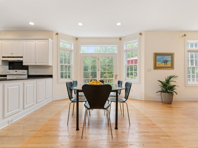 9 Autumn Leaves Rd, Wallingford, CT 06492 - dining room featuring healthy amount of natural light, light wood finished floors, and recessed lighting