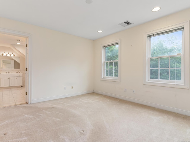 9 Autumn Leaves Rd, Wallingford, CT 06492 - unfurnished room with light colored carpet and recessed lighting