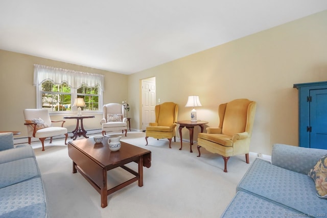 33 Raven Rd, Trumbull, CT 06611 - living area featuring light colored carpet and baseboards