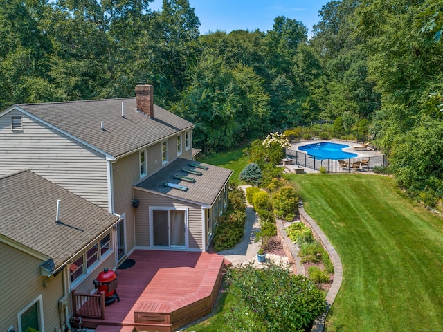 607 Tolland Stage Rd, Tolland, CT 06084 - view of subject property featuring a pool