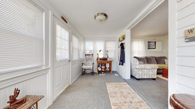 32 Lawrence Ave, Milford, CT 06460 - sunroom featuring carpet flooring
