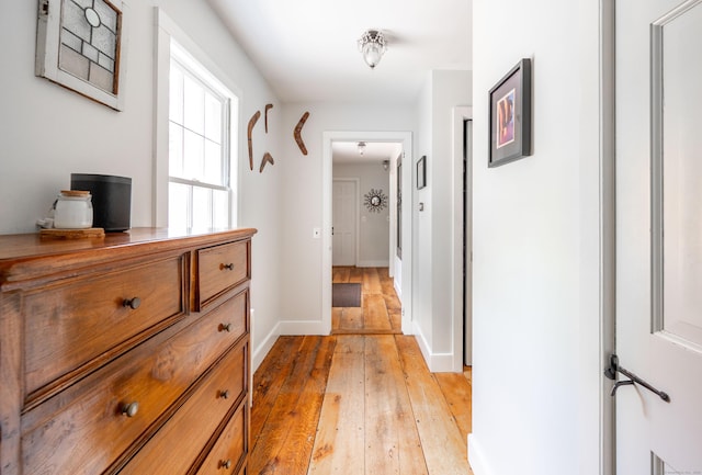 23 Goodsell Hill Rd, Redding, CT 06896 - hall featuring light wood-style flooring and baseboards