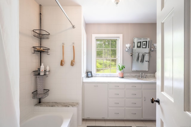 23 Goodsell Hill Rd, Redding, CT 06896 - bathroom featuring vanity and tile patterned floors