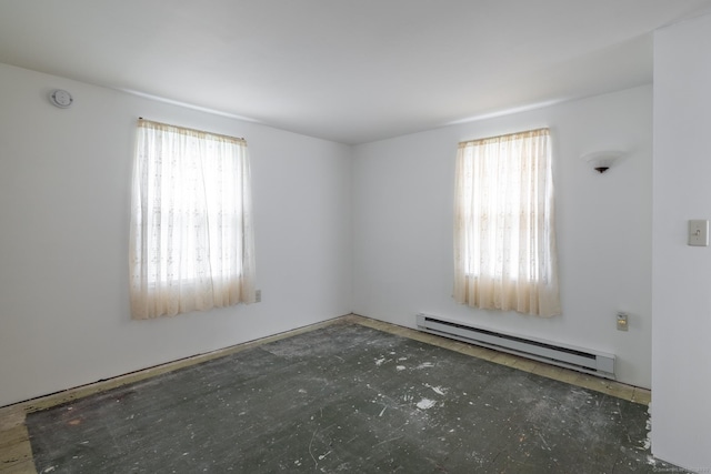 510 S St S, Bristol, CT 06010 - spare room featuring baseboard heating and a smoke detector