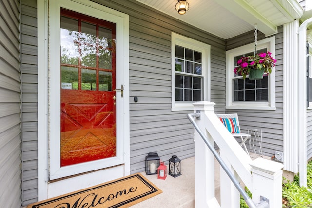 16 Darley Dr, Hamden, CT 06518 - doorway to property with covered porch