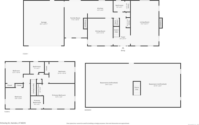 16 Darley Dr, Hamden, CT 06518 - home floor plan