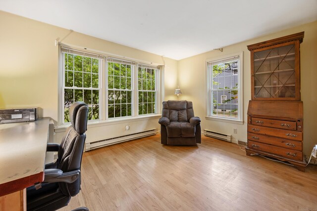 50 Stonehedge Ln S, Guilford, CT 06437 - office space with baseboard heating and light wood-style flooring