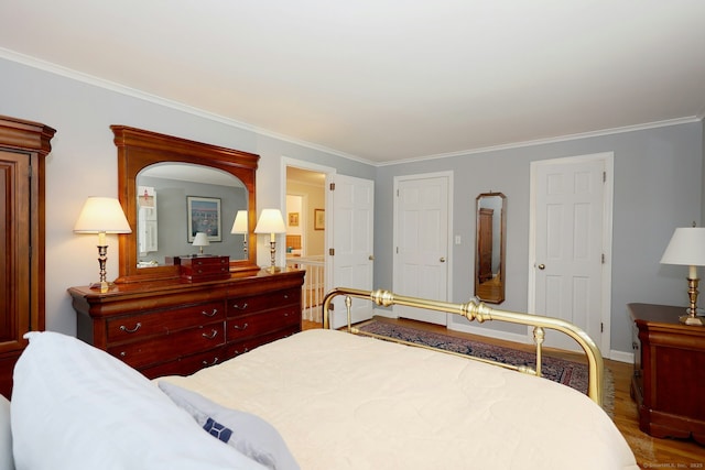 33 Preston Rd, Trumbull, CT 06611 - bedroom with wood finished floors, ornamental molding, and baseboards