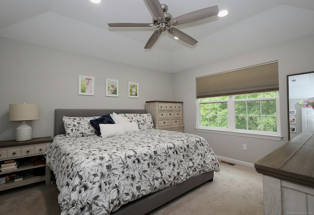 23 Riverview Ct Unit 23, Brookfield, CT 06804 - carpeted bedroom with baseboards, recessed lighting, and a ceiling fan
