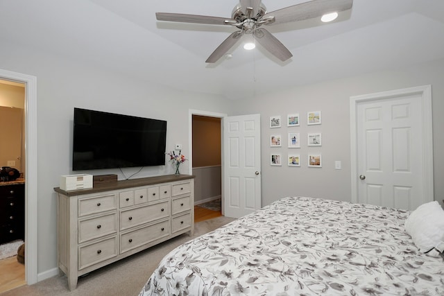 23 Riverview Ct Unit 23, Brookfield, CT 06804 - bedroom with light carpet and a ceiling fan