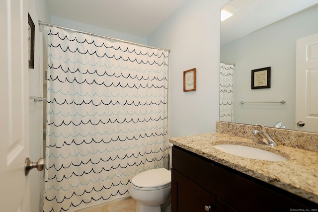 23 Riverview Ct Unit 23, Brookfield, CT 06804 - bathroom featuring vanity, toilet, and tile patterned floors