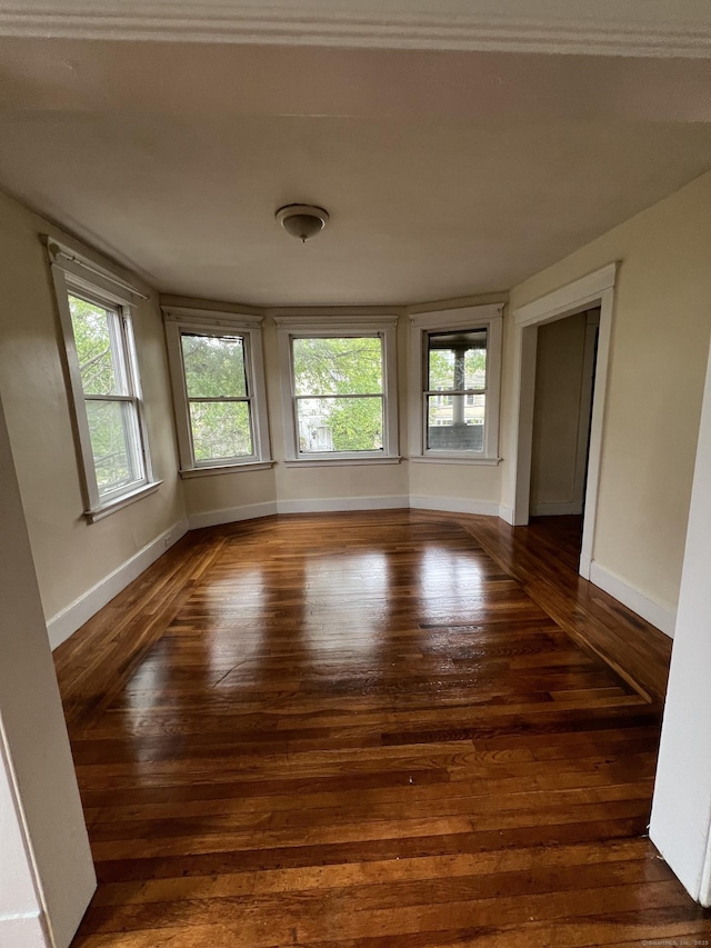 865 Elm St, New Haven, CT 06511 - unfurnished room featuring wood-type flooring and baseboards