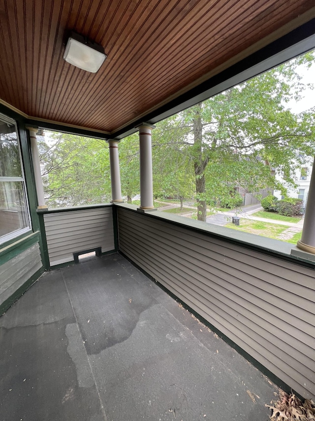865 Elm St, New Haven, CT 06511 - view of unfurnished sunroom