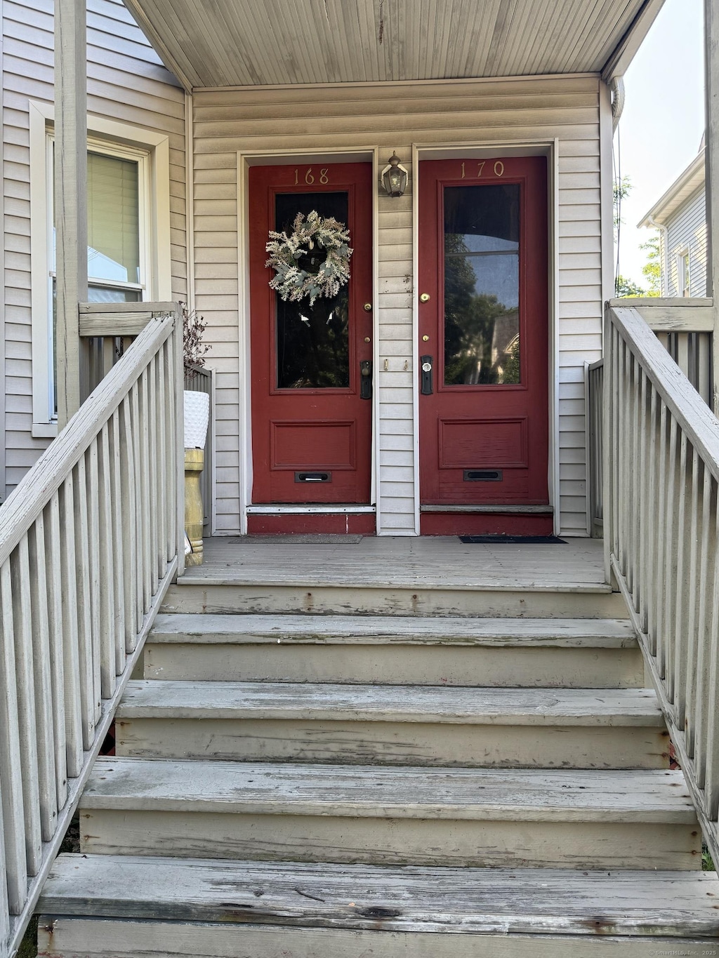 168 Ellsworth Ave, New Haven, CT 06511 - view of exterior entry with a porch