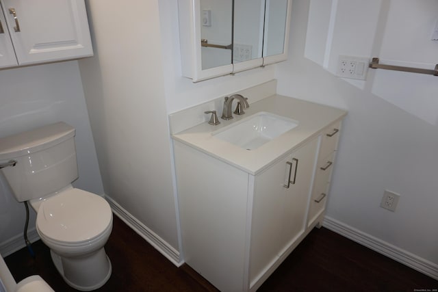 5 Chappell St, Chaplin, CT 06235 - bathroom with toilet, vanity, and wood finished floors