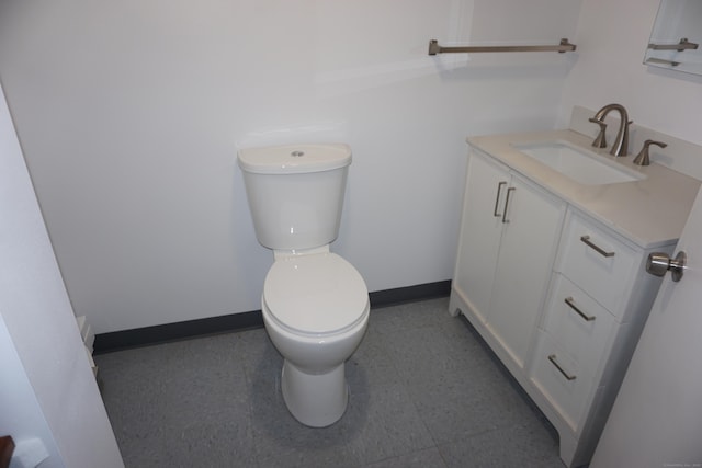 5 Chappell St, Chaplin, CT 06235 - half bathroom with toilet, vanity, and baseboards