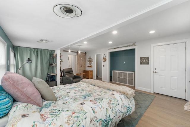 6 Meadow Dr, Waterford, CT 06385 - bedroom with wood finished floors, recessed lighting, and baseboards