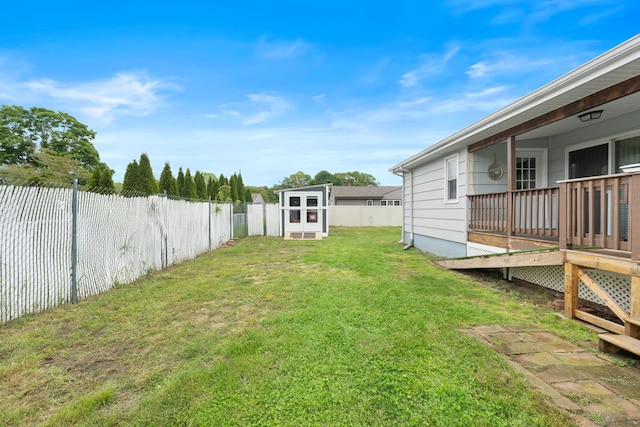 6 Meadow Dr, Waterford, CT 06385 - view of yard with a deck