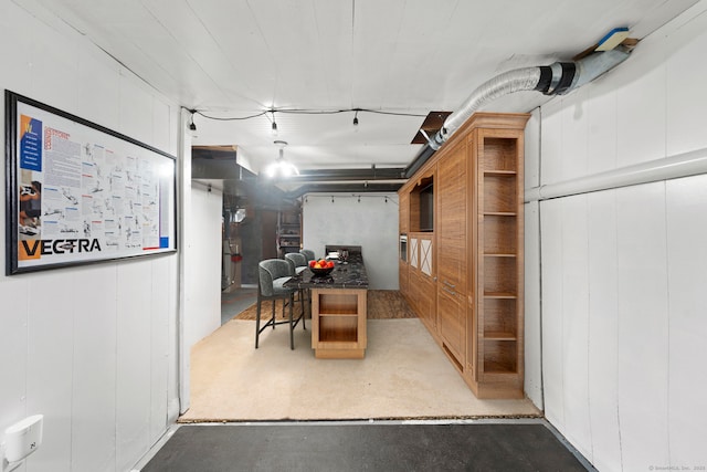 6 Meadow Dr, Waterford, CT 06385 - home office featuring concrete floors