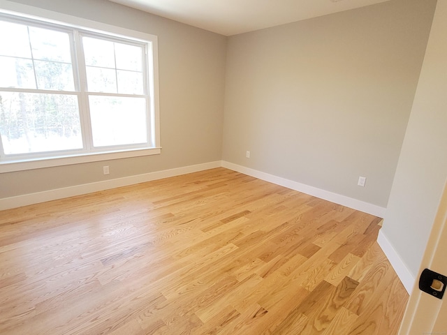82 Ladd Rd, Tolland, CT 06084 - spare room with light wood-style flooring and baseboards
