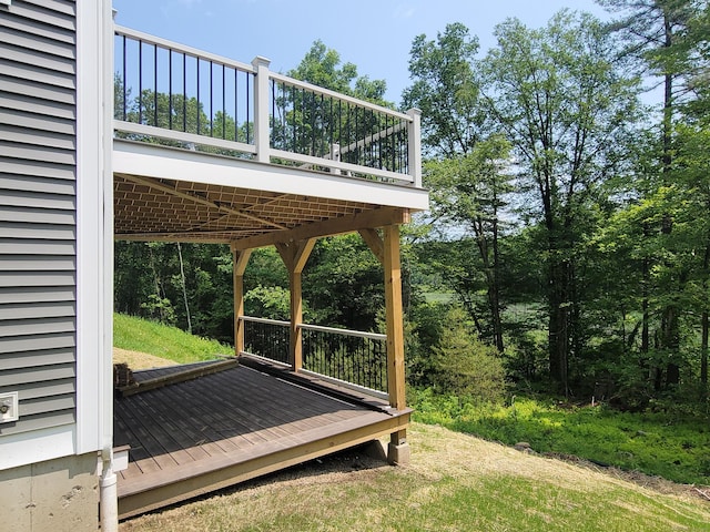 82 Ladd Rd, Tolland, CT 06084 - view of deck