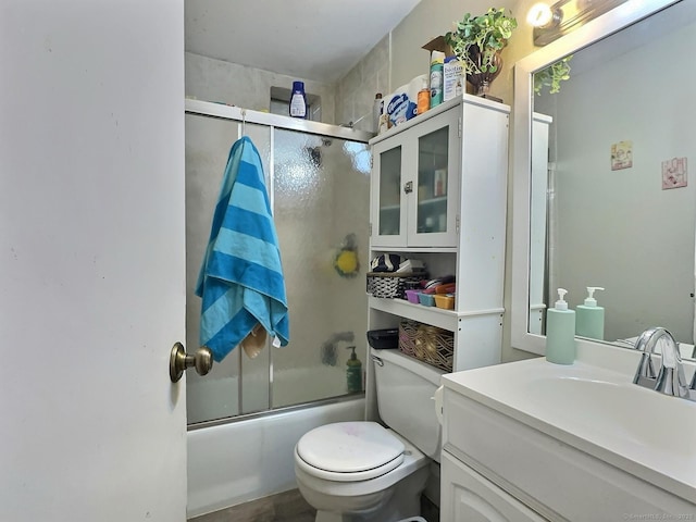 1 N Taylor Ave, Norwalk, CT 06854 - full bathroom with enclosed tub / shower combo, toilet, and vanity