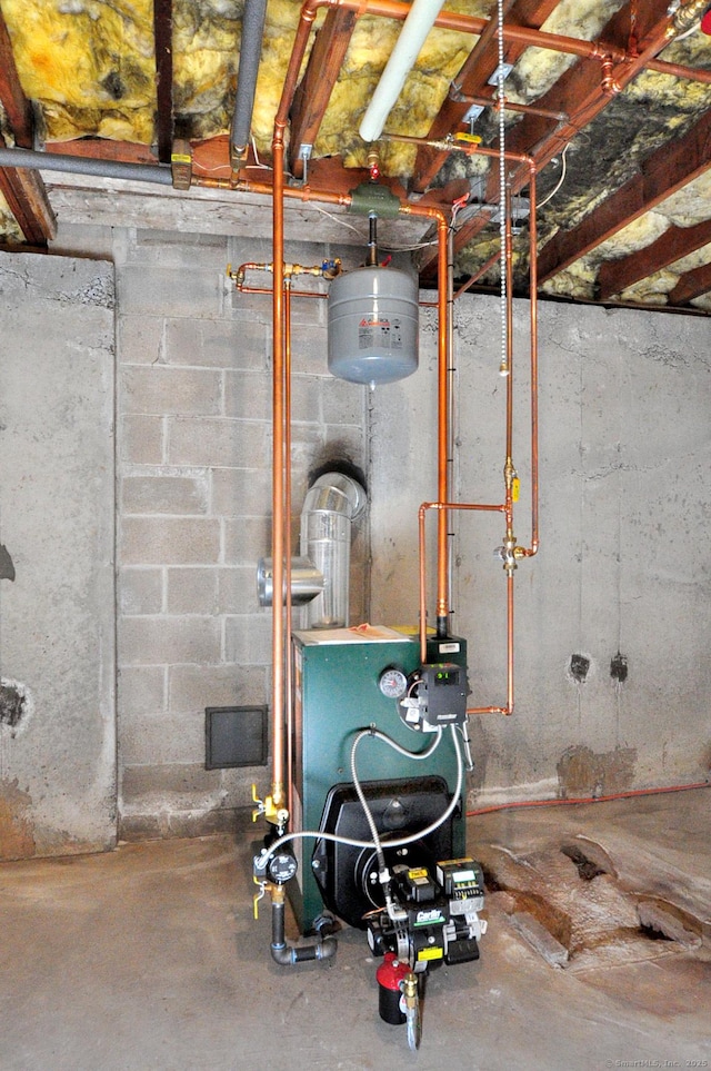 24 Jennifer Rd, Bristol, CT 06010 - utility room with a heating unit