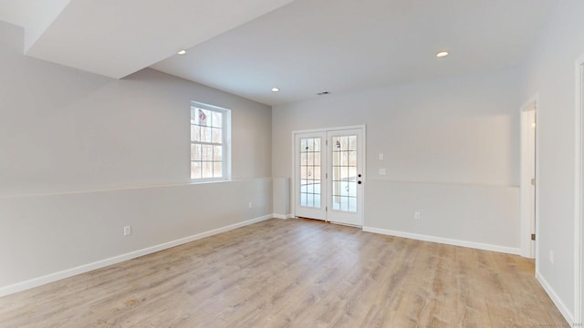 25 First Ave, Enfield, CT 06082 - unfurnished room with light wood-type flooring, baseboards, and recessed lighting